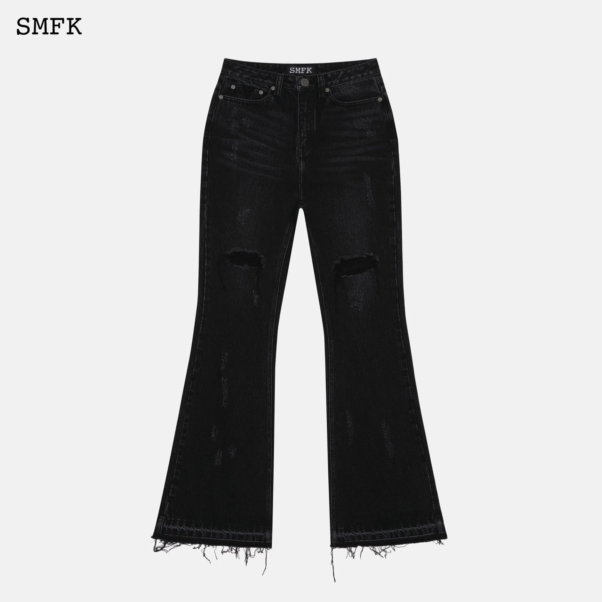 Wilderness Wandering Mermaid Grey Jeans