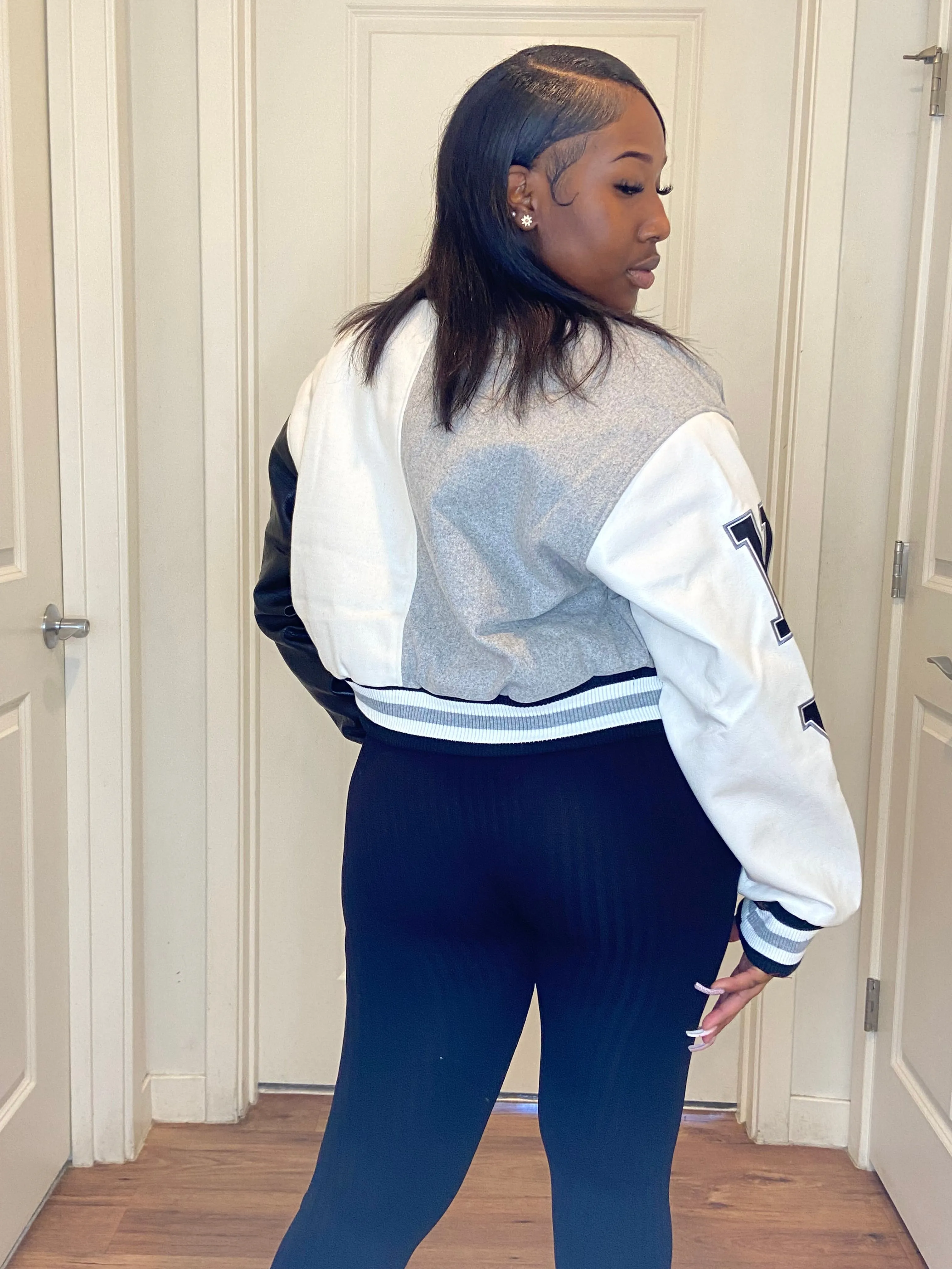 Wool varsity white