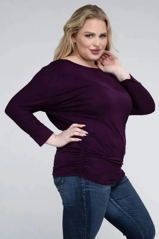 Zenana Plus Size 3/4 Sleeve Top