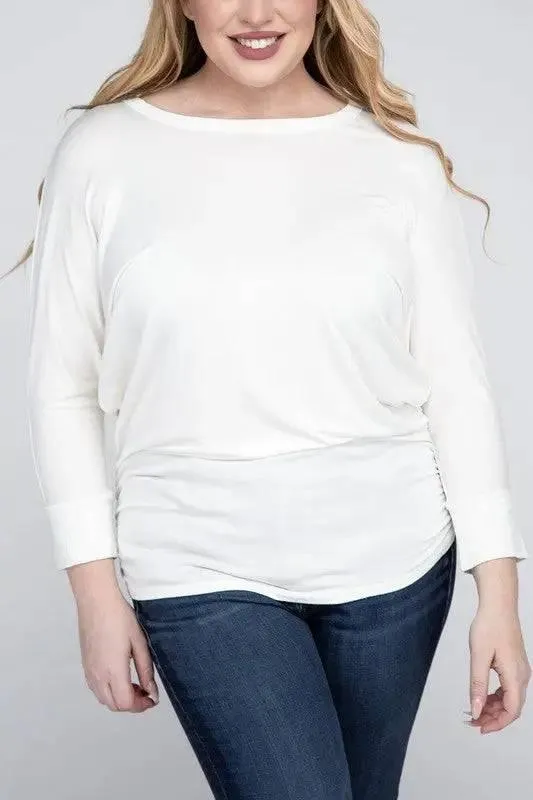 Zenana Plus Size 3/4 Sleeve Top