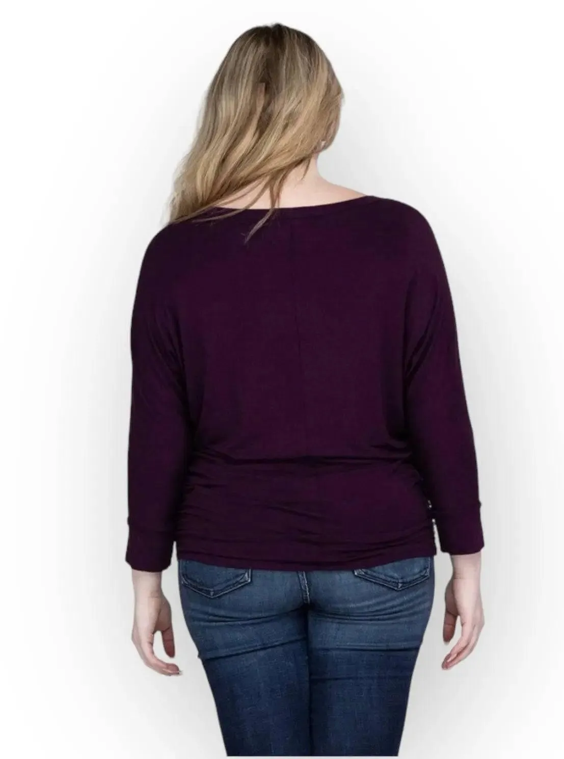 Zenana Plus Size 3/4 Sleeve Top