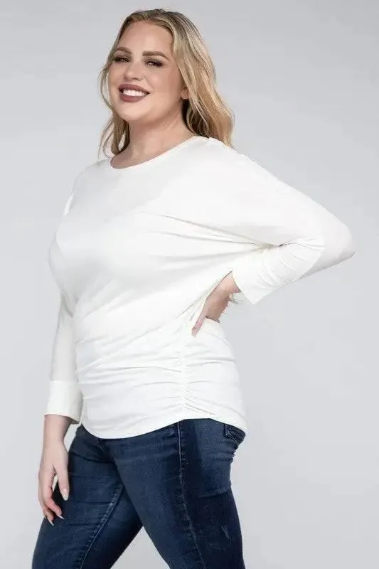 Zenana Plus Size 3/4 Sleeve Top