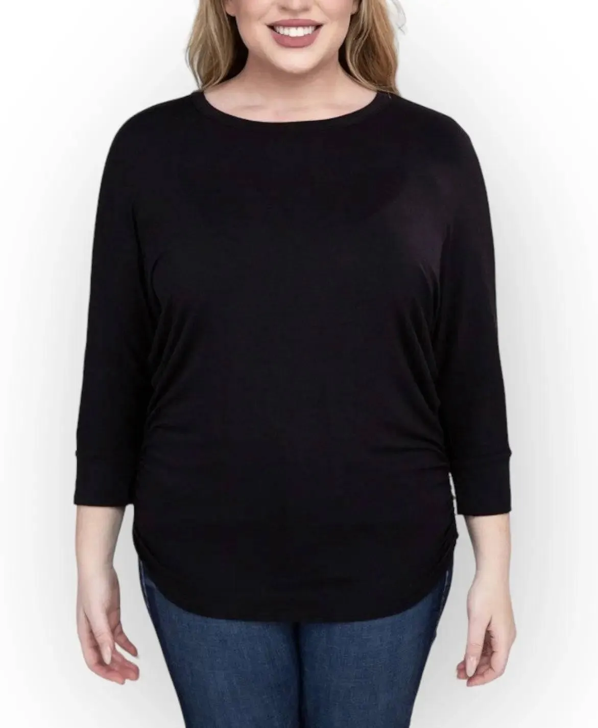 Zenana Plus Size 3/4 Sleeve Top