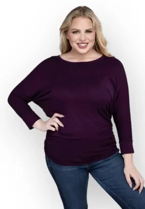 Zenana Plus Size 3/4 Sleeve Top